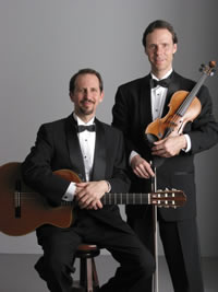 Guitare, violon, musiciens mariage